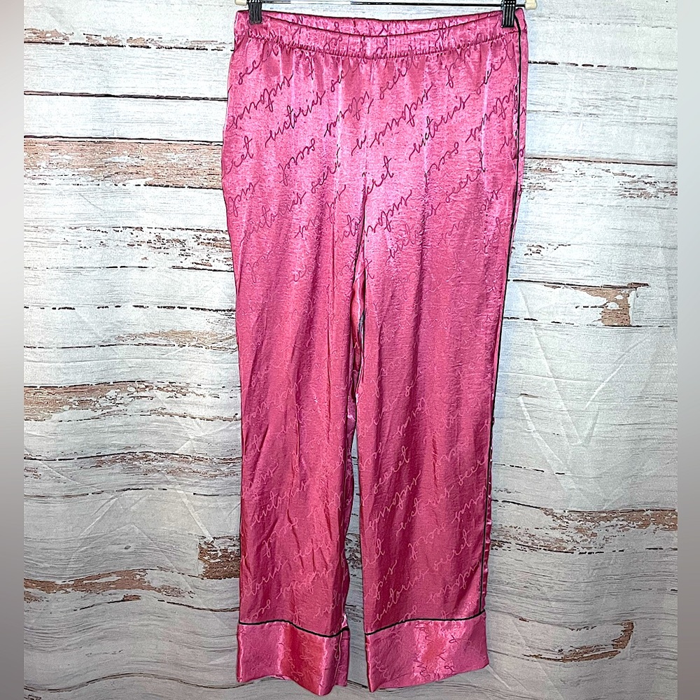 Victoria’s Secret Silky Pink Pajama Bottoms  Medium